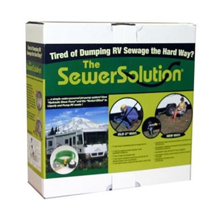 Bookazine SS01 Sewer Solution Macerator Waste Dump System TI1666958